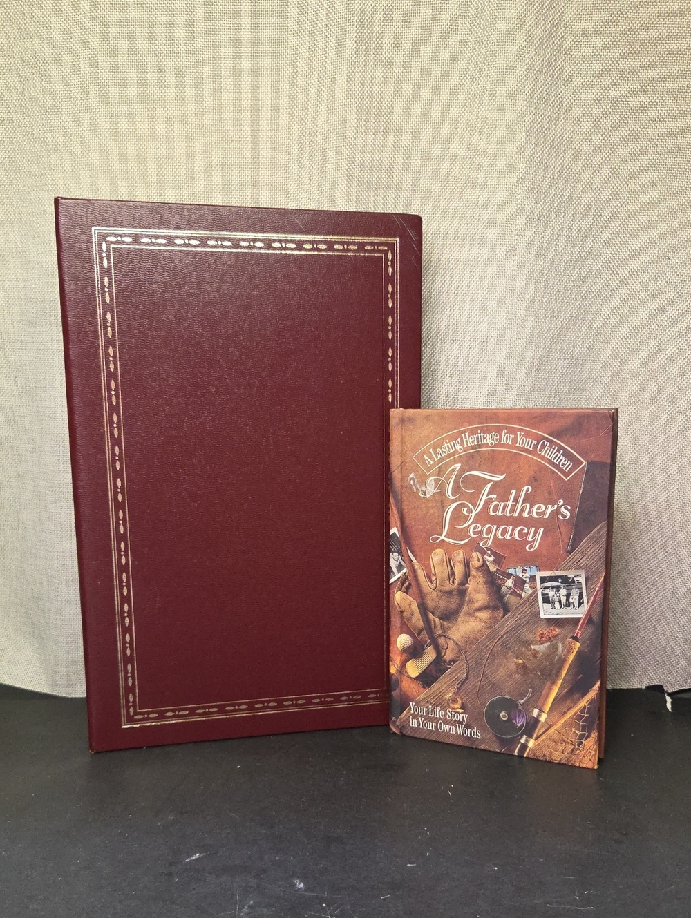 Thompson Bonded Leather Photo Album W/sleeves,‎ A Fathers Legacy Book